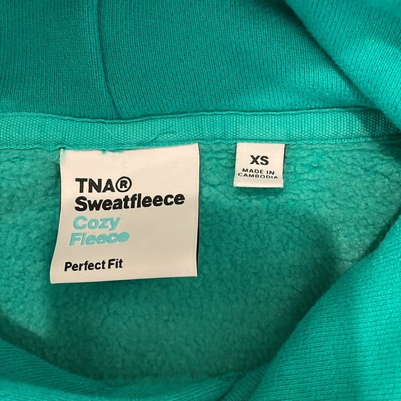 Aritzia Green TNA Sweatfleece Cozy Fleece - Picture 3 of 4
